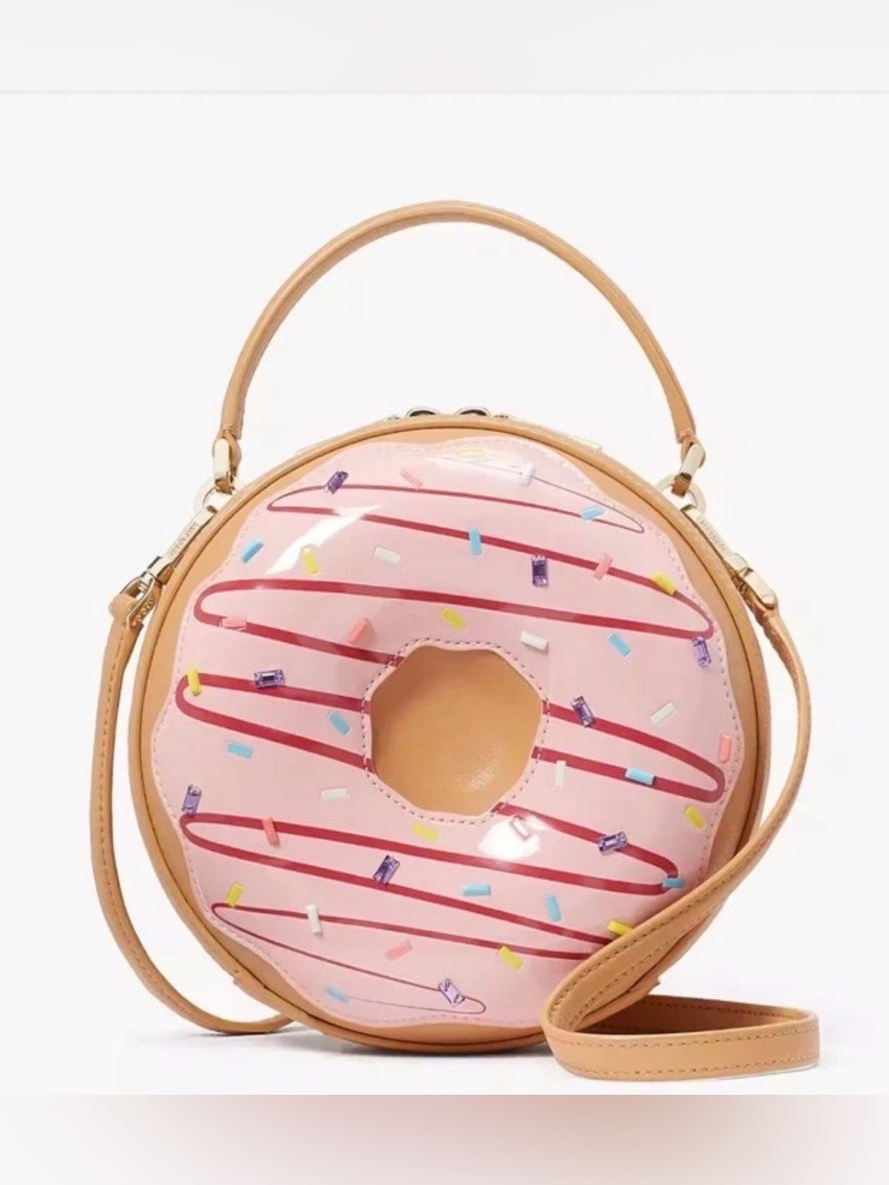 Kate Spade Coffee Break 3D Donut Crossbody Novelty Bag NWOT